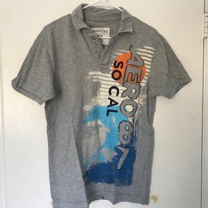 Aeropostale Men's Polo Shirt with Design Size M